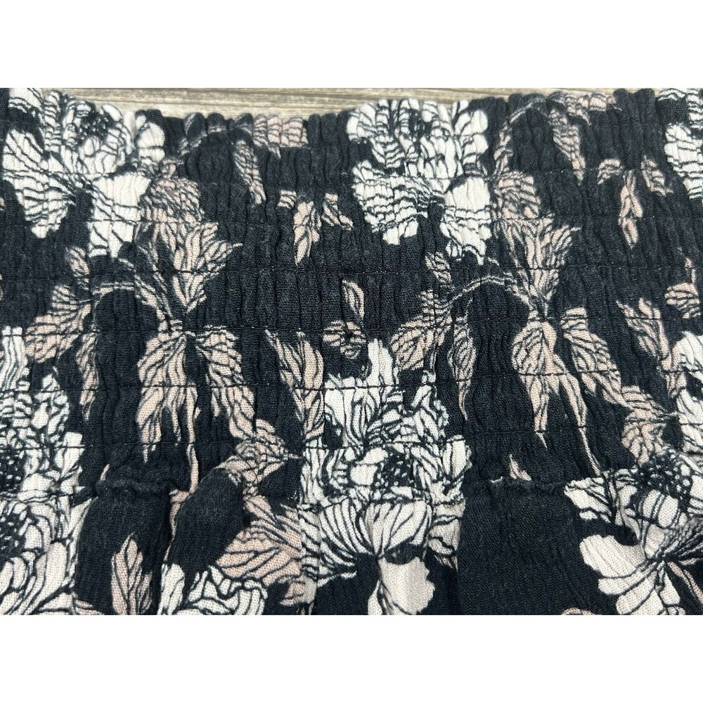 Rewash‎ Junior's L Smocked Waist Split Leg Pants Floral Pull-On Boho Festival - Picture 6 of 14